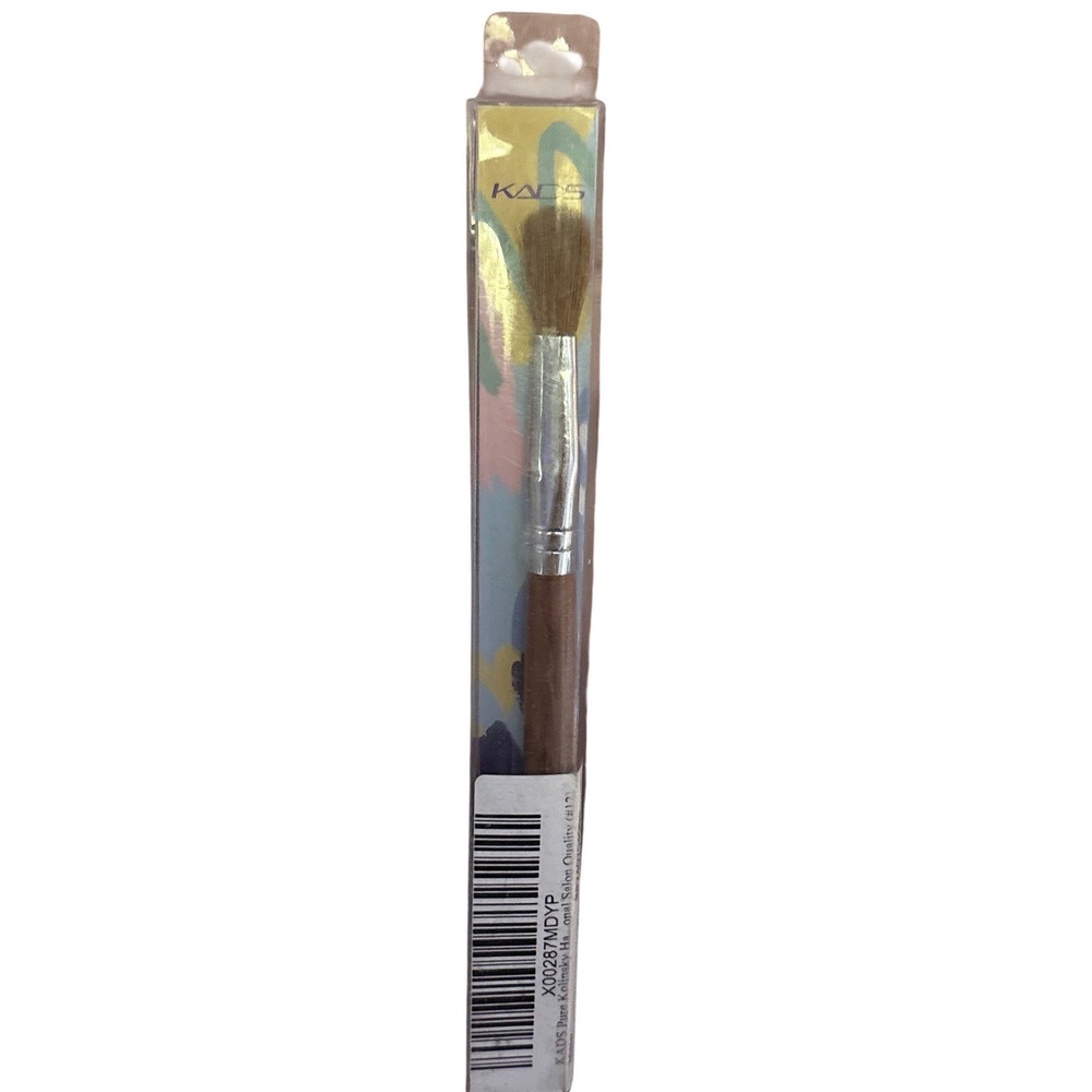 NEW KADS Nail Art Kolinsky Acrylic Brush Size 12 Wooden Handle